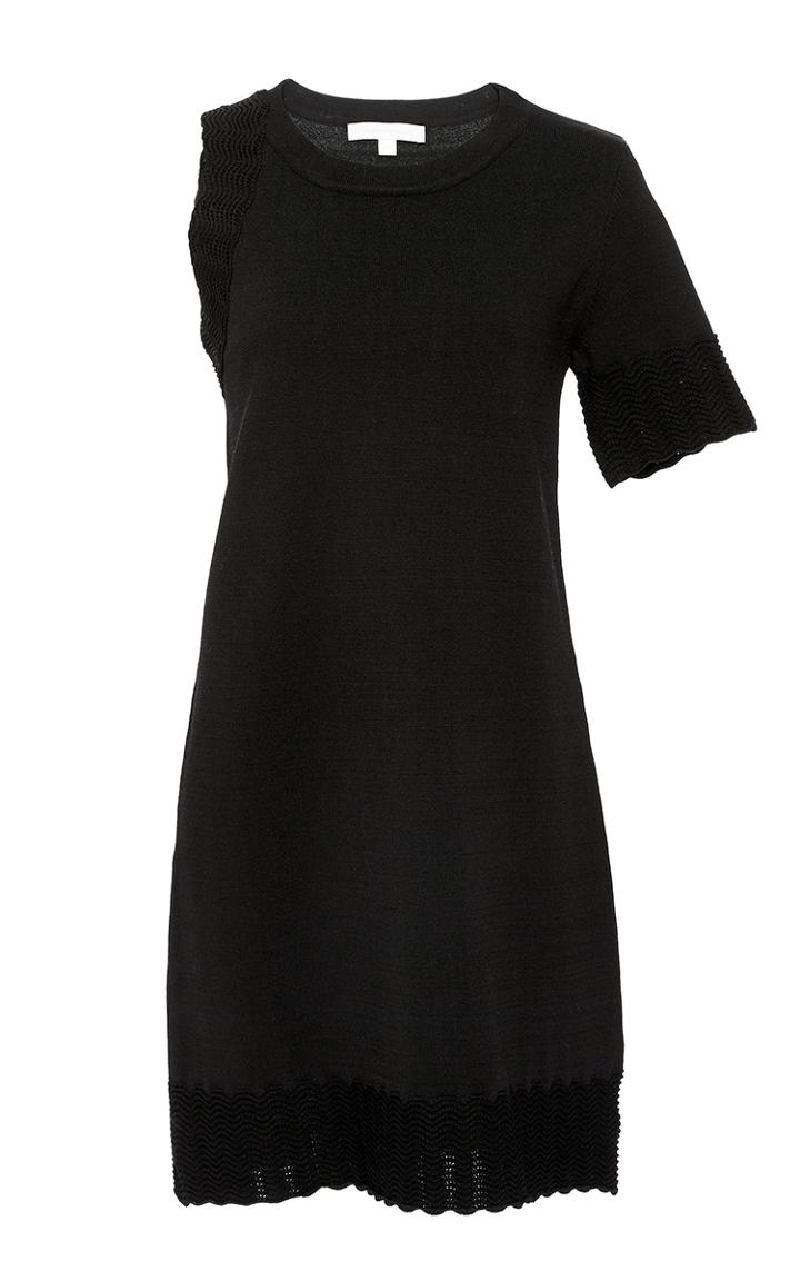 Jonathan Simkhai Scallop One Shoulder Tunic