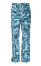 Paule Ka Printed Cotton Stretch Pants