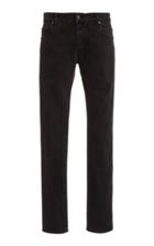 Balmain Six-pocket Monogram Embossed Slim Fit Jeans