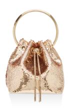 Jimmy Choo Bon Bon Sequined Satin Bucket Bag