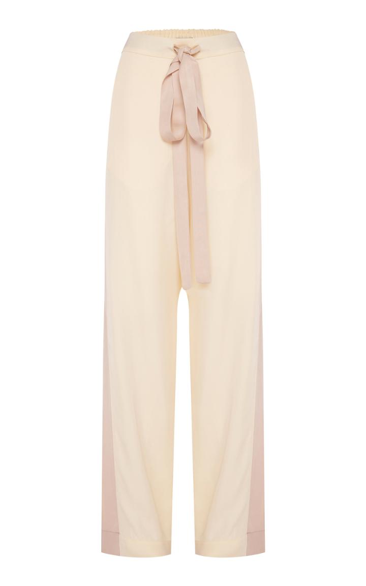 Lee Mathews Nora Contrast Panel Wide Leg Pant
