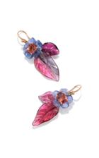 Moda Operandi Irene Neuwirth One Of A Kind Tropical Flower Earrings Set With Tourmal