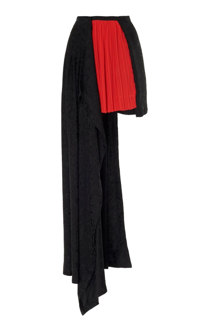 Preen By Thornton Bregazzi Asymmetric High-low Skirt