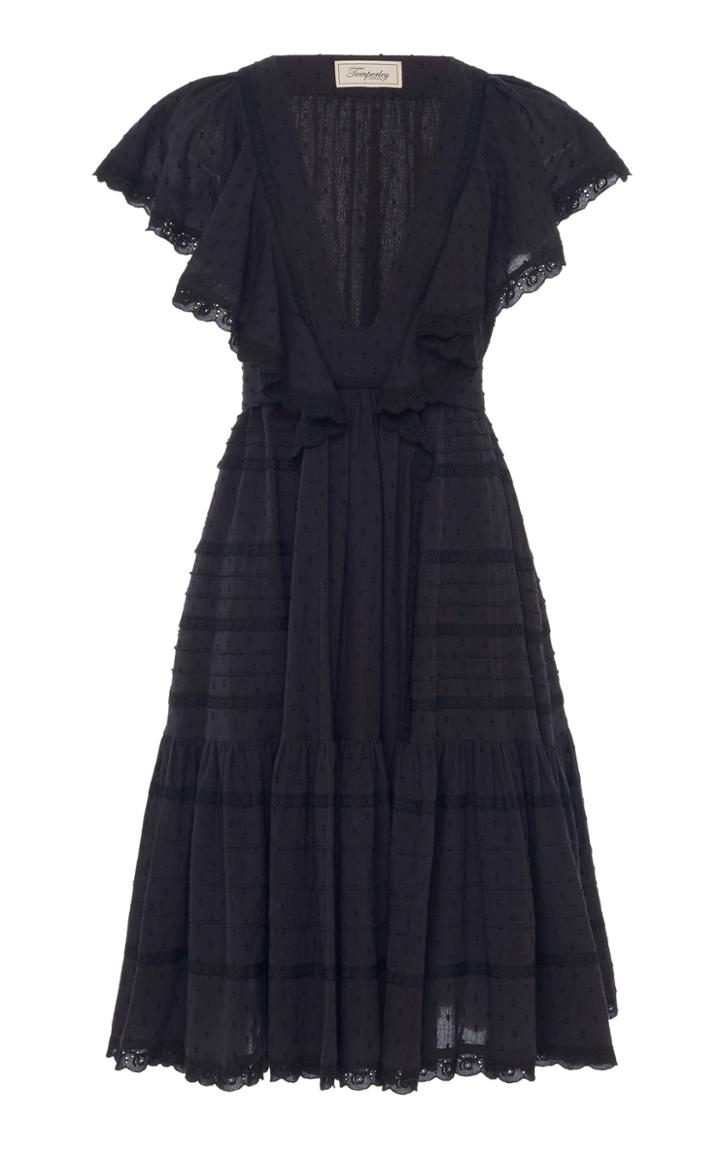 Temperley London Beaux Ruffled Cotton Dress