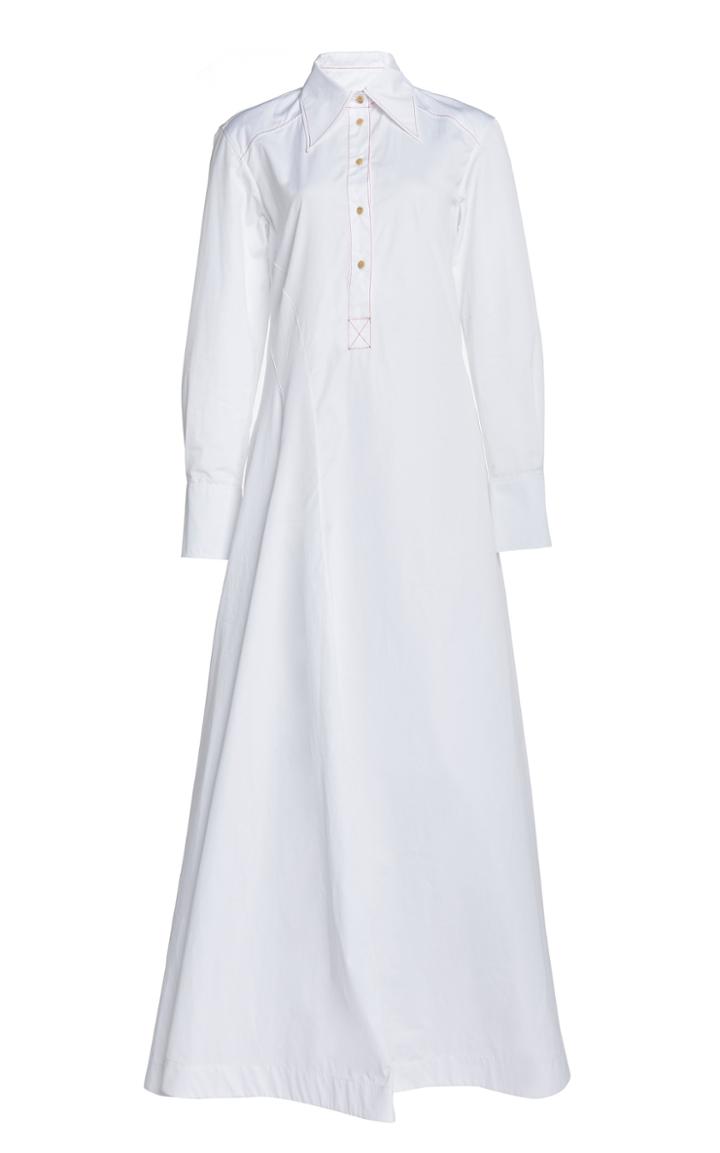 Moda Operandi By Any Other Name Groovy Cotton-poplin Shirt Dress