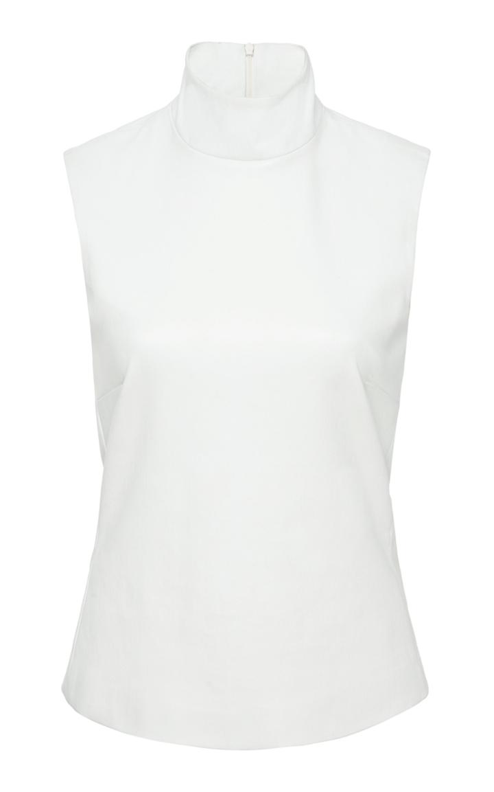 Rosetta Getty Stretch Plong Sleeveless Turtleneck