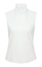 Rosetta Getty Stretch Plong Sleeveless Turtleneck