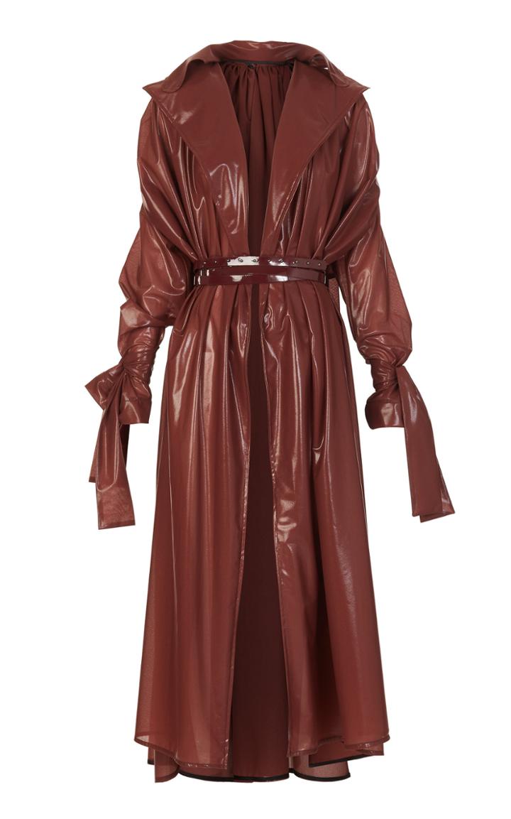 Maticevski Revolution Vinyl Trench Coat
