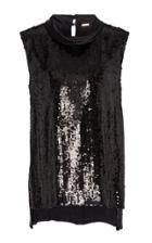 Moda Operandi Adam Lippes Cowl Neck Sequin Top Size: 0
