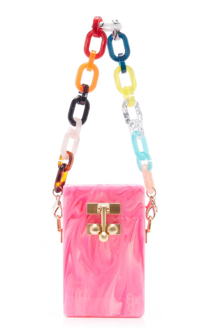 Moda Operandi Edie Parker Little Edie Acrylic Case Top Handle Bag