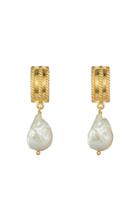 Moda Operandi Valre Chloe 24k Gold-plated Pearl Earrings