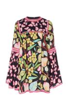 Andrew Gn Silk Long Sleeve Top