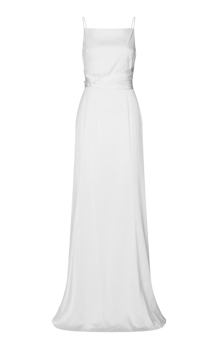 Moda Operandi Safiyaa Elyanna Hammered Silk Dress
