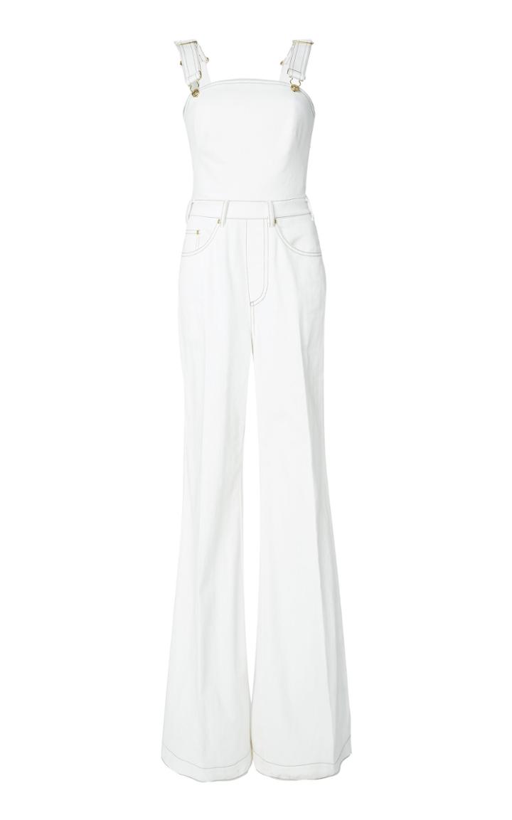 Brandon Maxwell Denim Jumpsuit