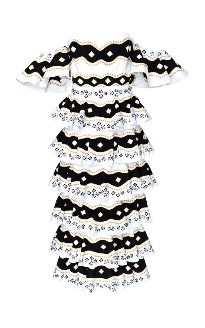 Caroline Constas Irene Tiered Dress
