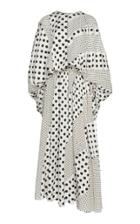 Cyclas Mixed-pattern Silk Dress