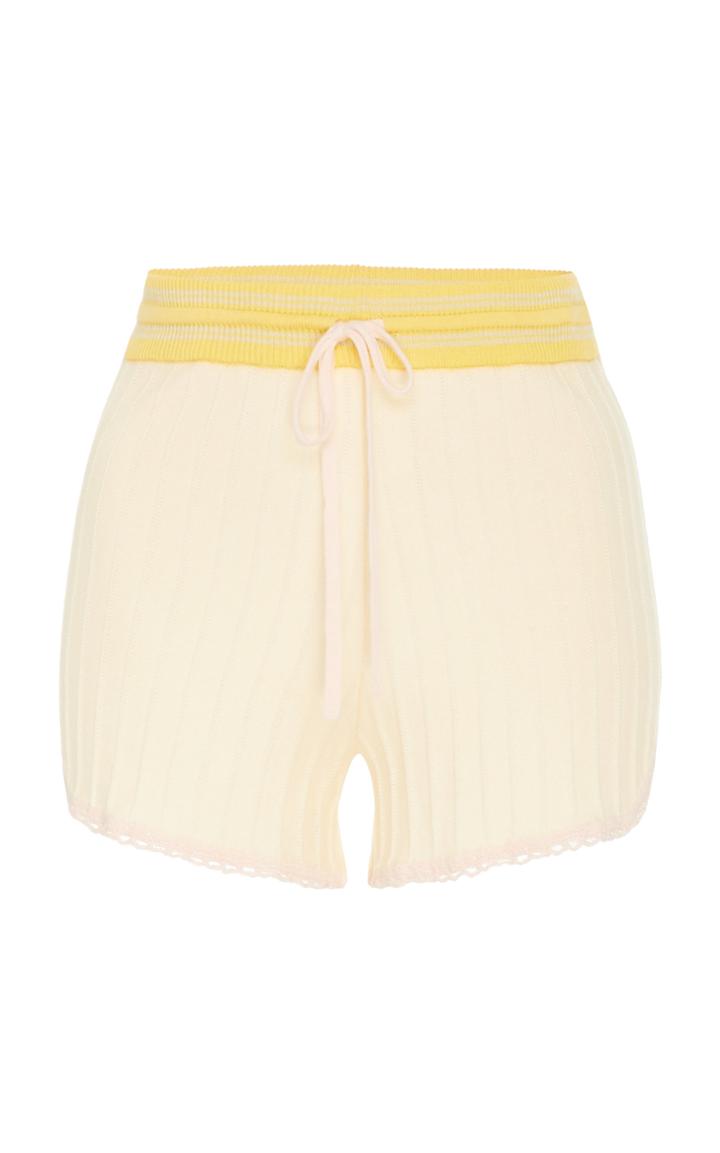 Moda Operandi Loveshackfancy Pax High Waisted Strawberry Mini Short Size: S