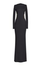 Yanina Demi Couture Column Wool Dress