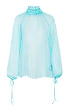 Juan Carlos Obando Split Back High Neck Top Size: 0