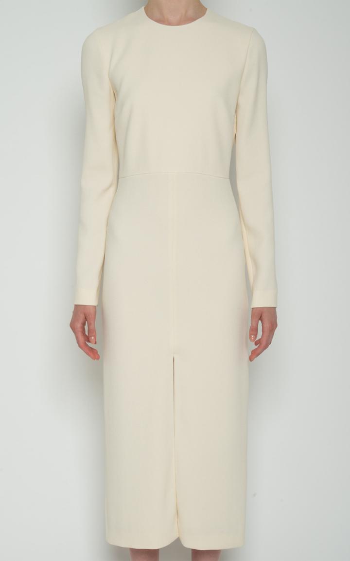Moda Operandi Giambattista Valli Long Sleeved Slit Front Dress