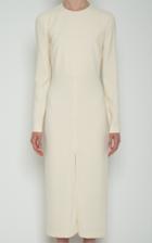 Moda Operandi Giambattista Valli Long Sleeved Slit Front Dress