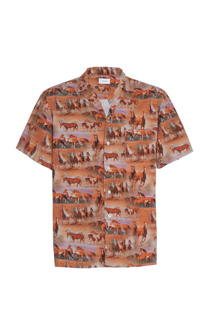 Rhude Short Sleeve Horse Shirt
