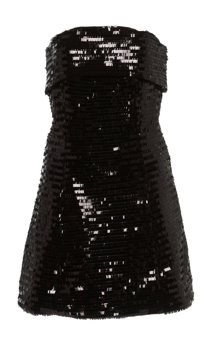 Georgia Alice Mintie Strapless Sequin-embellished Mini Dress