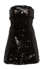 Georgia Alice Mintie Strapless Sequin-embellished Mini Dress
