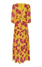 Borgo De Nor Salma Floral-print Crepe Gown