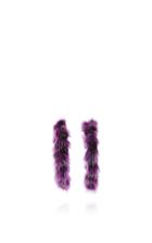 Ranjana Khan Purple Fur Gem Hoops