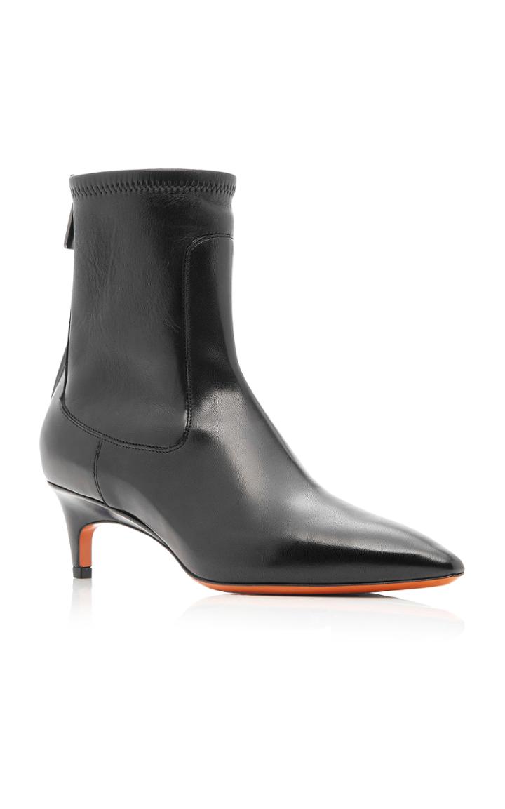 Santoni Demi Leather Boots