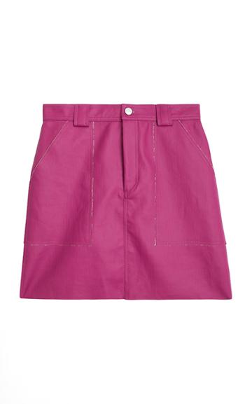 Moda Operandi Rodebjer Christo Raw-edge Twill Mini Skirt