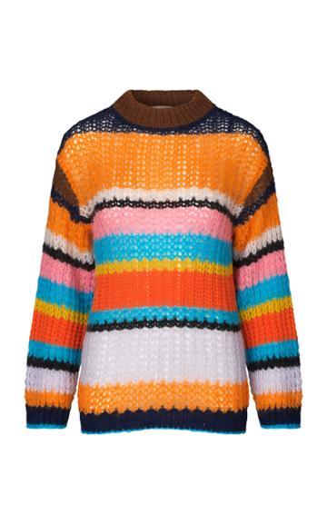 Moda Operandi Stine Goya Charisa Oversized Striped Knit Sweater
