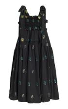Moda Operandi Cecilie Bahnsen Mika Floral Silk-blend Tiered Midi Dress