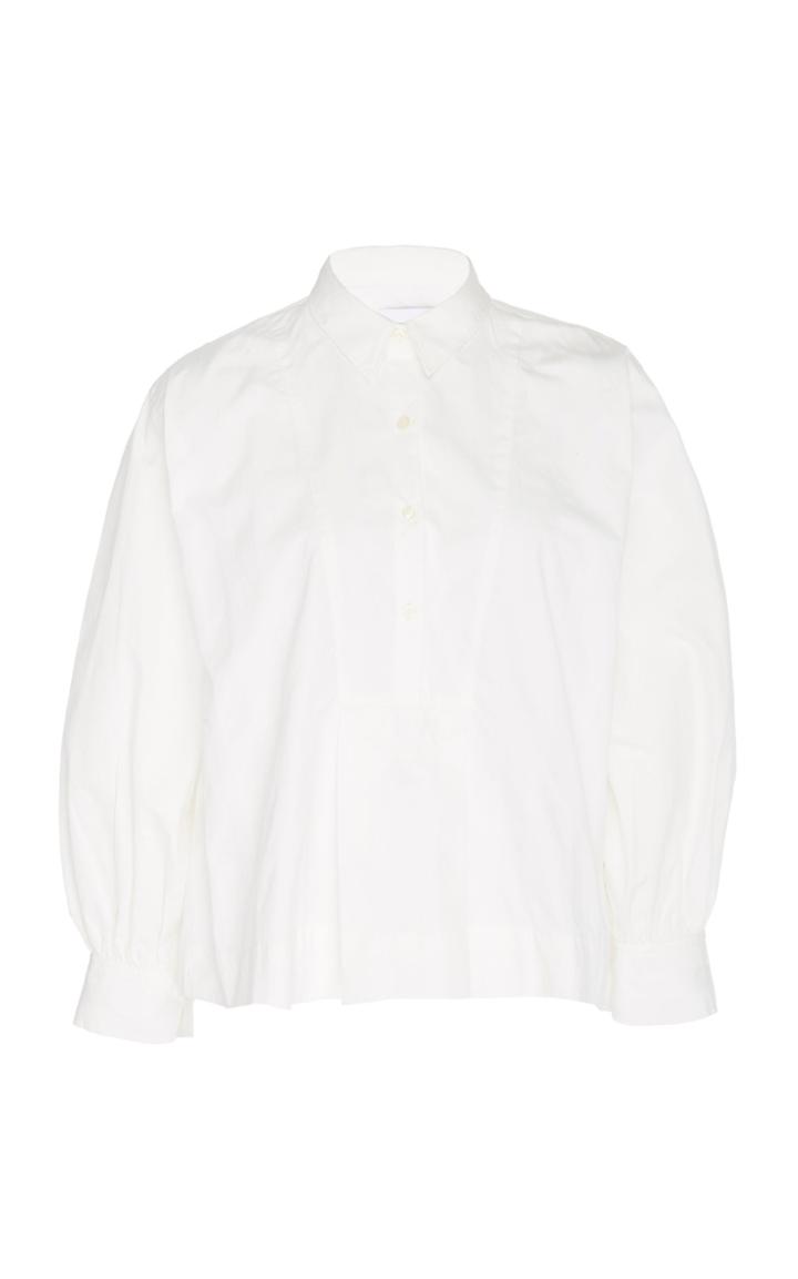 Current/elliott Emmy Oversized Sleeve Cotton Top