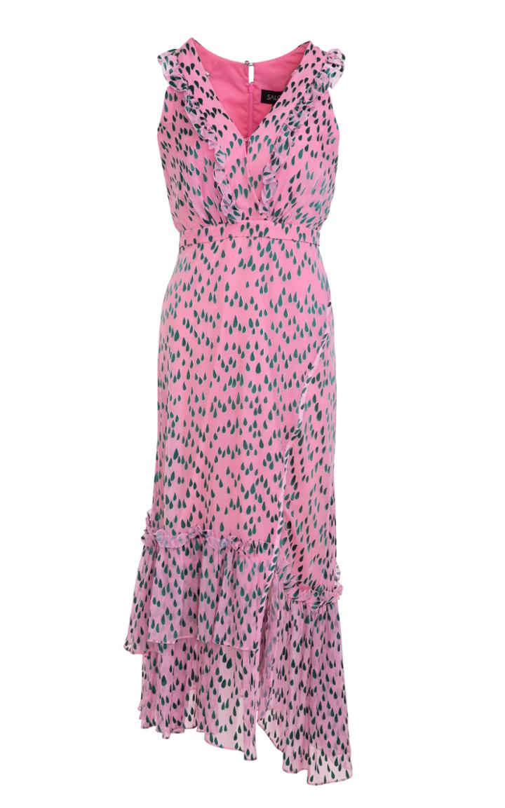 Moda Operandi Saloni Anna Silk-devore Dress