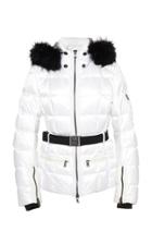 Bogner Gloria Hooded Quilted Satin-twill Down Jacket Size: 6