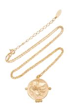Maison Irem Pegasus Coin Gold-plated Necklace