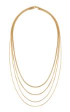 Fernando Jorge Multi-chain 18k Yellow Gold Necklace