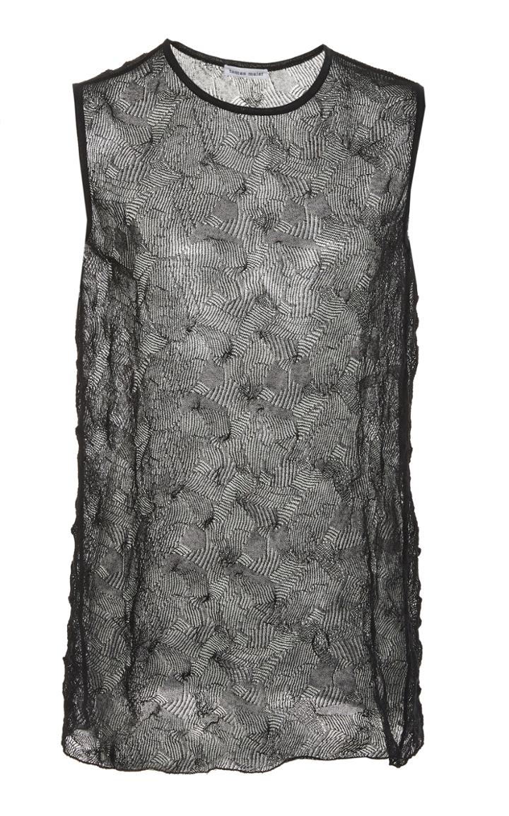 Tomas Maier Knit Mesh Tank Top