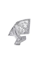 Mike Joseph White Gold And White Diamond Regal Ring