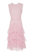 Giambattista Valli Tiered Lace Fit-and-flare Dress