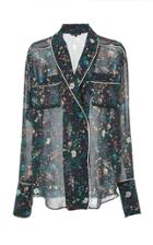 Marissa Webb Janet Georgette Silk Print Blouse