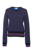 Red Valentino Intarsia-knit Wool Sweater