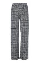 Moda Operandi Tuinch Plaid Silk-blend Straight-leg Pants Size: M