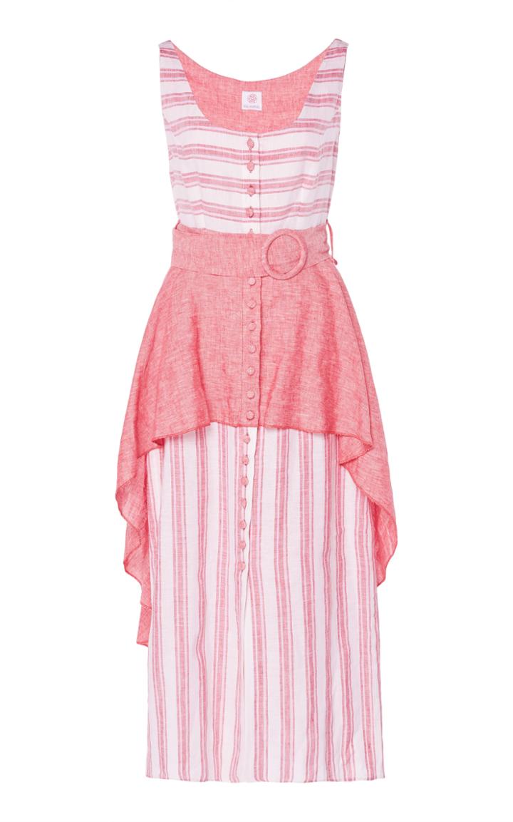Gl Hrgel Sleeveless Layered Midi Dress