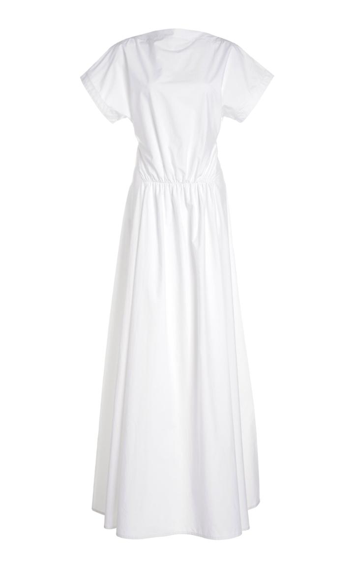 Moda Operandi Esse Studios Gathered Cotton Maxi Dress