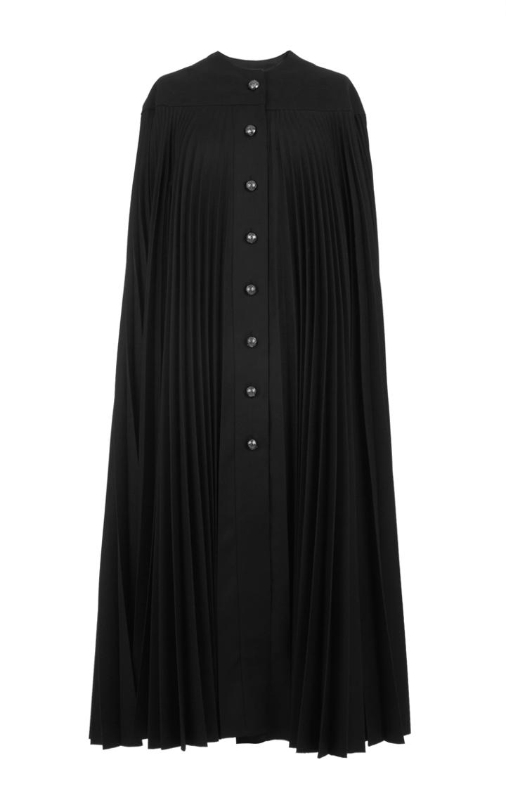 Burberry Pleated Military Cape