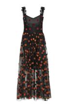 Isa Arfen Ethereal Polka-dot Tulle Dress