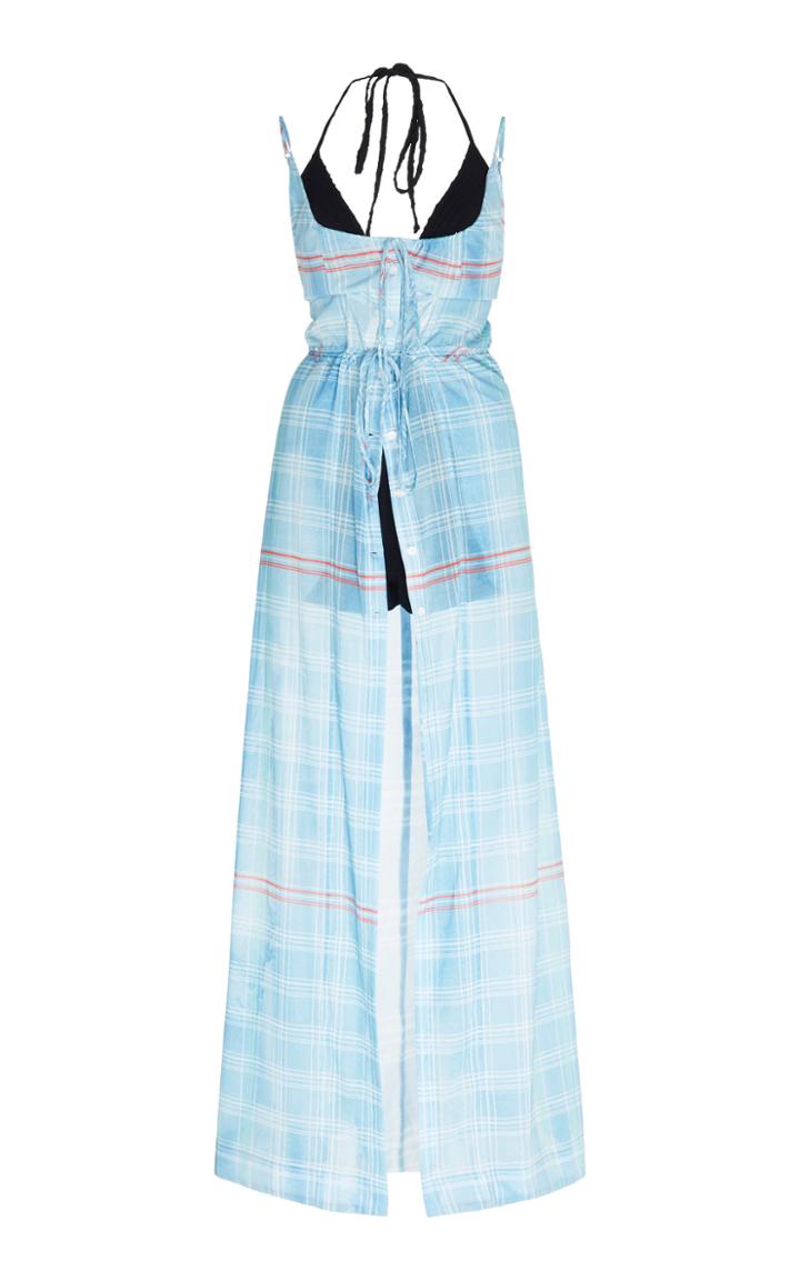 Moda Operandi Rosie Assoulin Plaid Cotton Jumpsuit Size: Xs